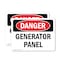 Signmission Generator Panel, 7 in W x Rectangle, Vinyl Decal OS-2PACK-DS-D-57-L-1967 - alternate 1